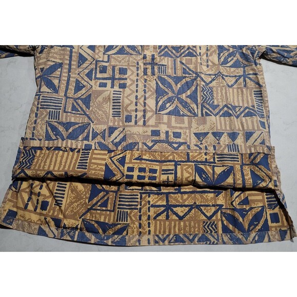Alfred Shaheen By Reyn Spooner Tailored In Hawaii Tropical Tribal Shirt NWOT VTG - Picture 7 of 10